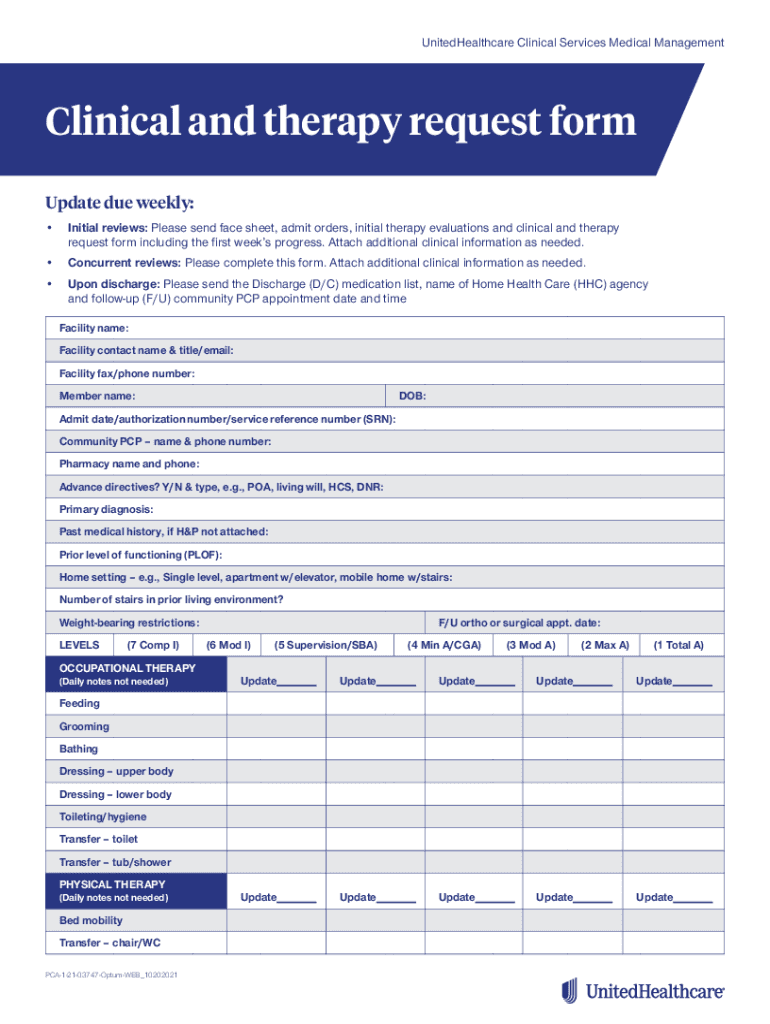 DocHub 467609692--uhc-clinical-andUhc Clinical And Therapy Request Form - Fill Online Preview on Page 1