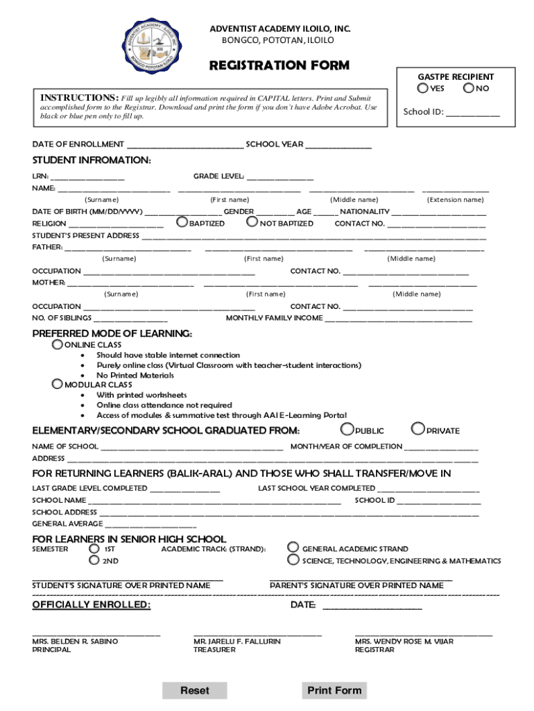 Form preview