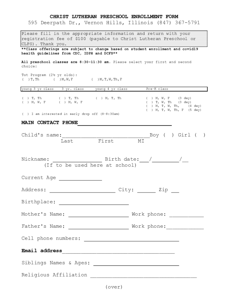 Form preview