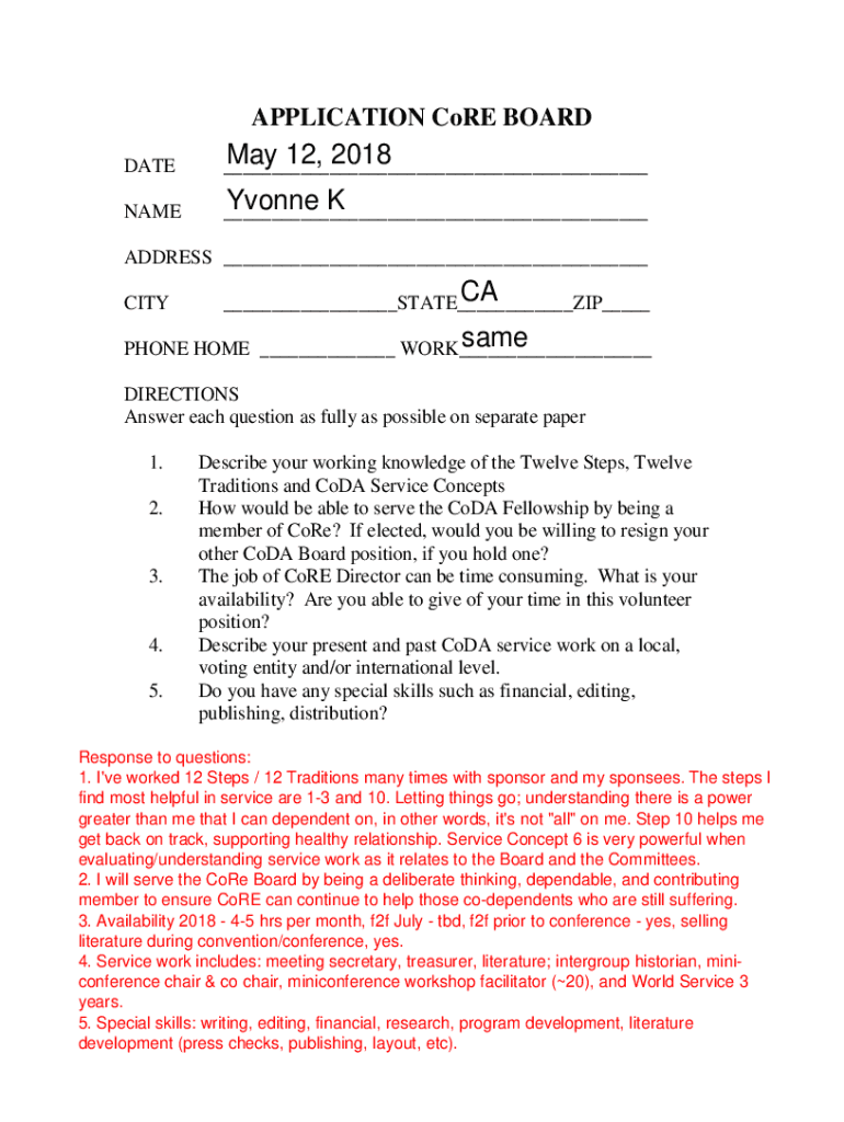 Form preview