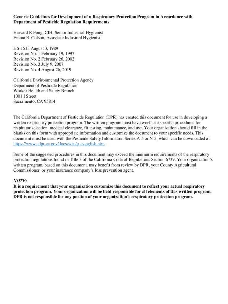 Fillable Online Generic Guidelines for Development of a Respiratory