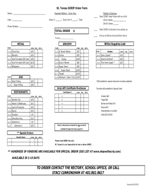 Fillable Online Scrip Form 20210818.xls Fax Email Print - pdfFiller