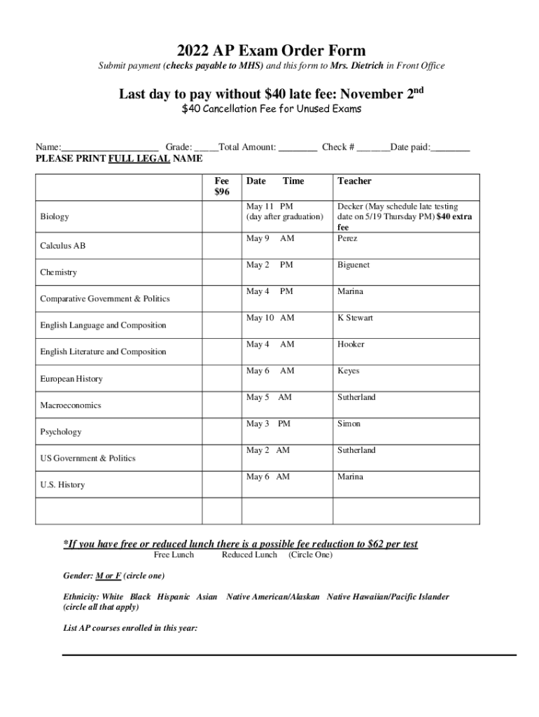 Form preview