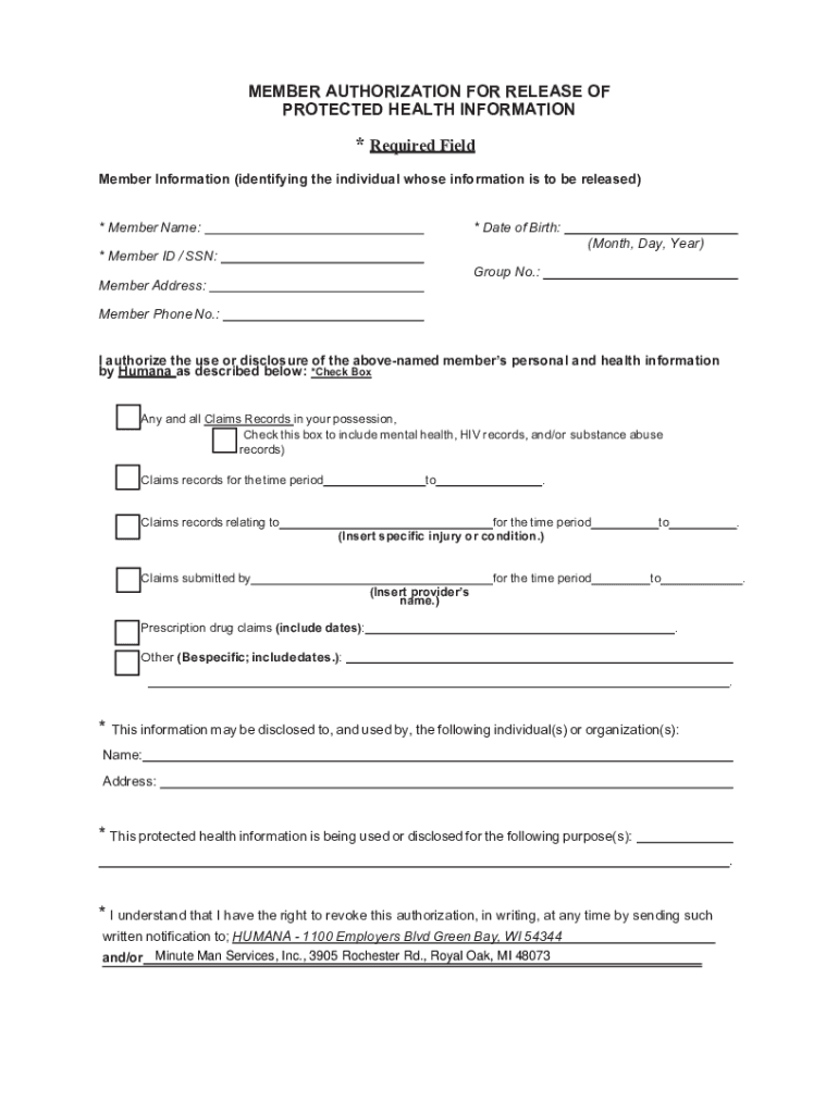 Fillable Online Legal Member Authorization Form Fax Email Print PdfFiller