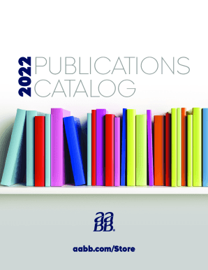 2022 AABB Publications Catalog
