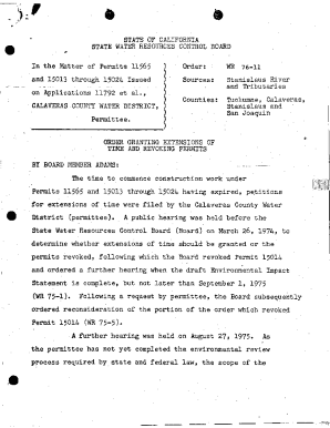 STATE OF CALIFORNIA RESOURCES CONTROL BOARD