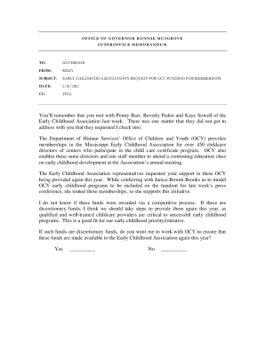 You'll remember that you met with Penny Barr, Beverly Peden and ...