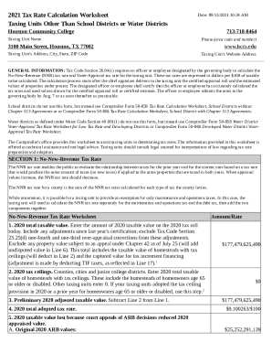 2021 Tax Rate Calculation Worksheet Date: 09/13/2021 10:34 ...