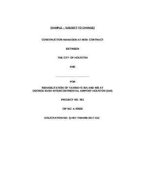 Fillable Online SAMPLE SUBJECT TO CHANGE DESIGN-BUILD ...