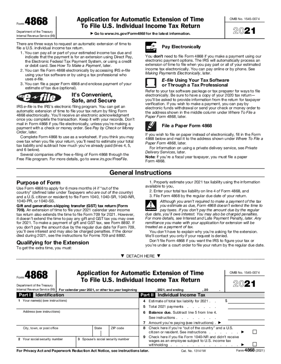 Irs Extension Form 2018