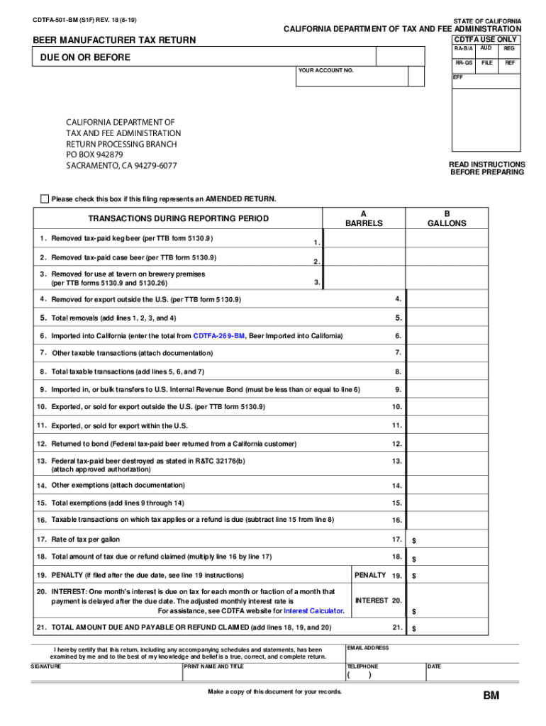 letter from california department of tax and fee administration Preview on Page 1