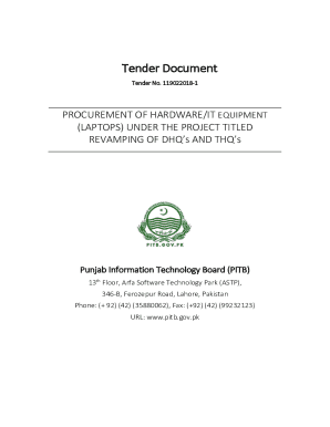 PROCUREMENT OF HARDWARE / IT EQUIPMENT UNDER THE PROJECT ...