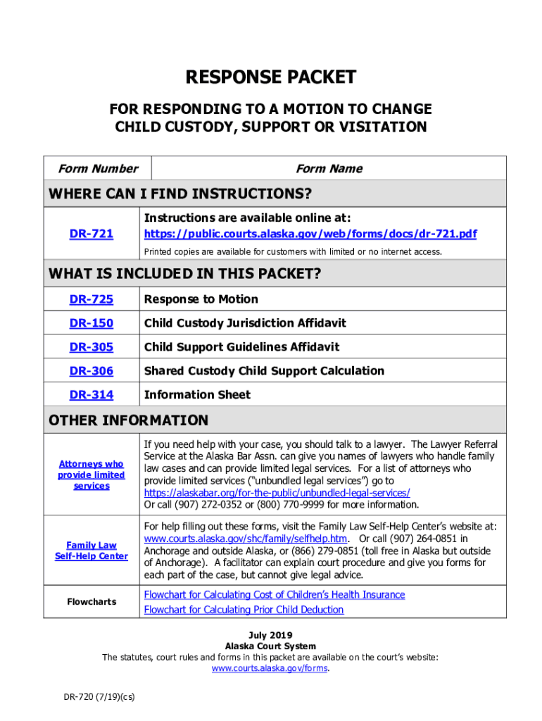 idaho child custody modification forms Preview on Page 1