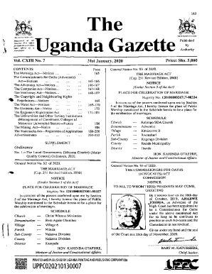 GAZETTE The ini Of gUgHndo. at the Gazette - Gazettes.Africa