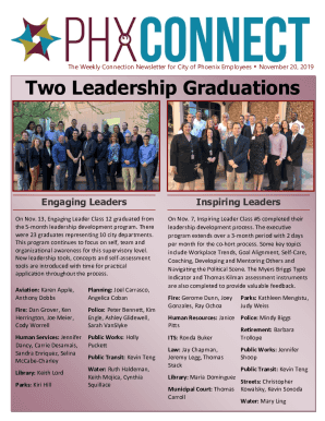Fillable Online Two Leadership Graduations Fax Email Print - pdfFiller