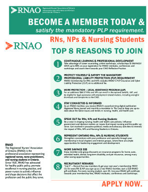 Fillable Online become a member today - Registered Nurses ...