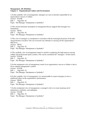 Robbins &amp;amp; Coulter, ManagementPearsonChapter 3 management (9 th edition) by robbins and coulterRobbins &amp;amp; Coulter, ManagementPearsonChapter 3 management (9 th edition) by robbins and coulter