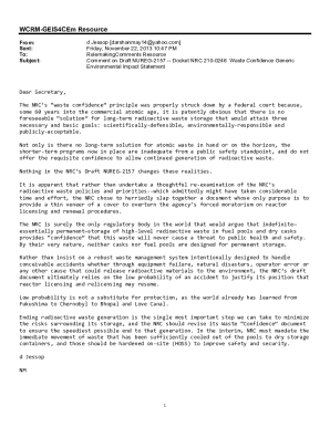 2013/11/22 - Comment (5664) Form E-mail regarding WC RM-GEIS