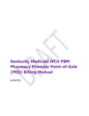 Kentucky Medicaid Pharmacy Provider Point-of-Sale (POS ...