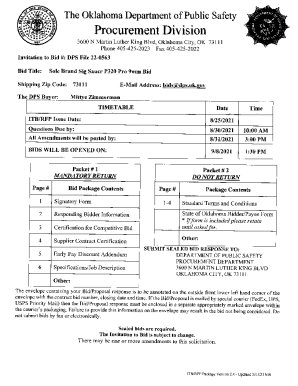 www.pdffiller.com201867206-ITB-2500452pdf-TheFillable Online dps state ok The Oklahoma Department of ...