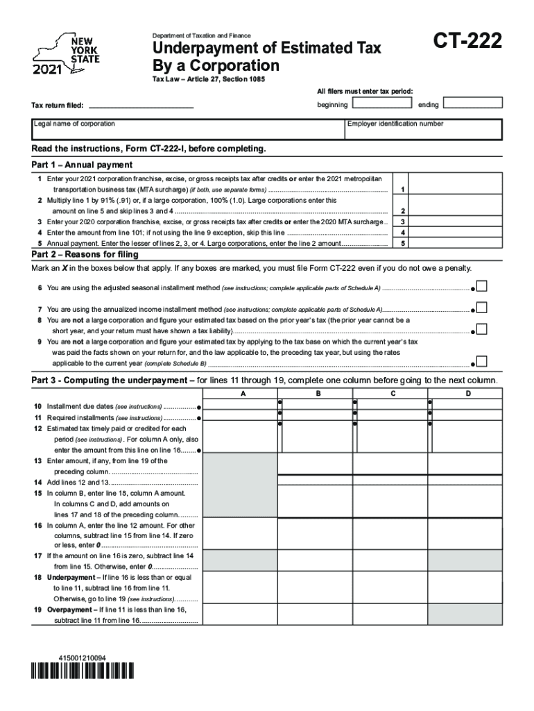 2021 ct 222 tax Preview on Page 1