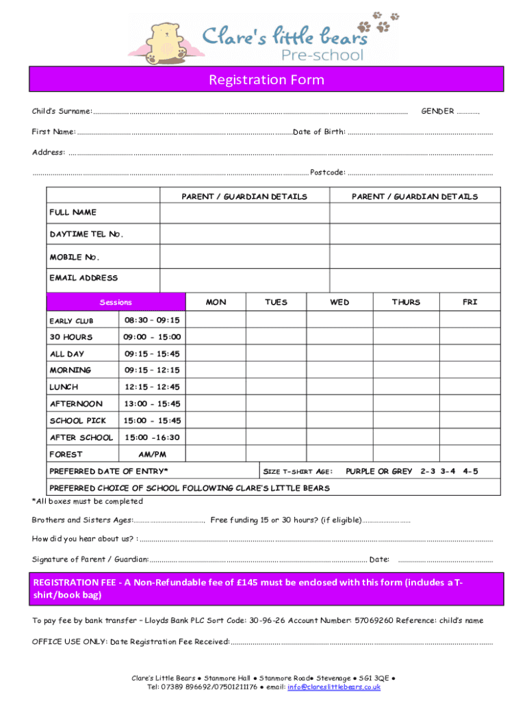 Fillable online declaration form for child name inclusion in birth