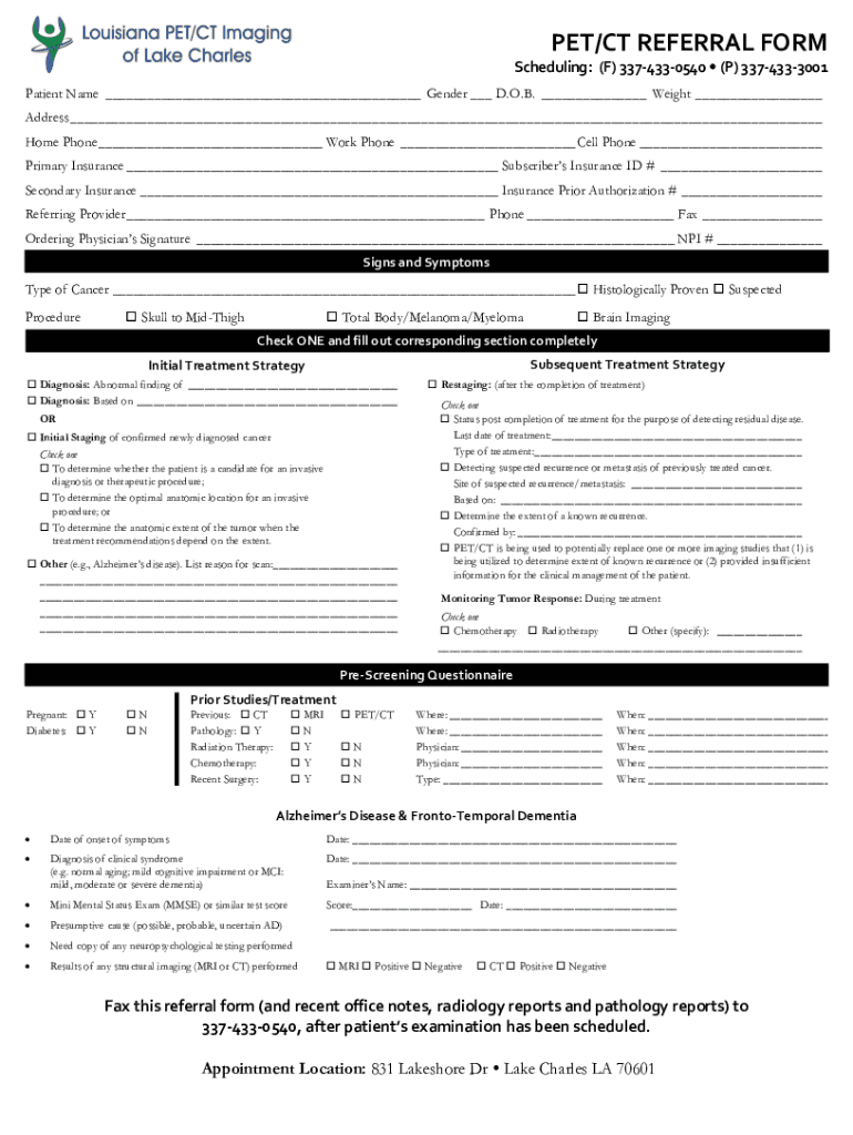 Fillable Online Capitol Imaging Centers - Capitol Imaging Services Fax ...