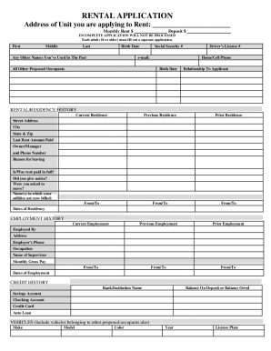 How to Complete a Successful Application: Tenants