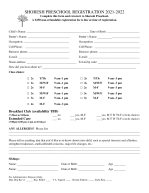 Form preview