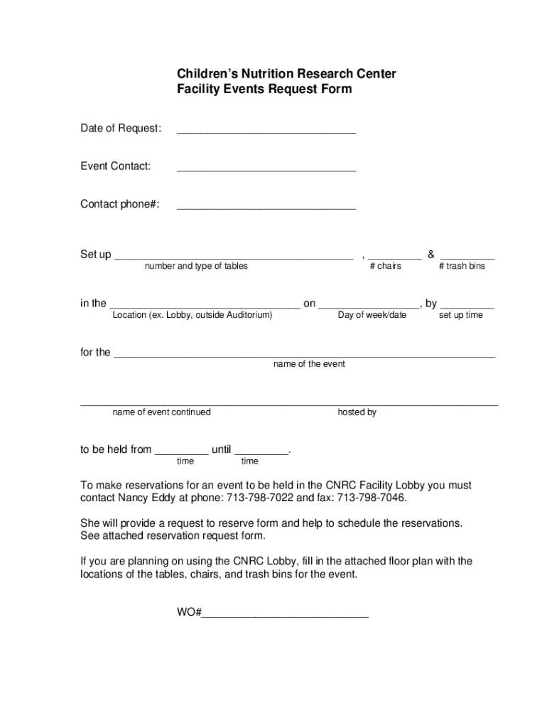 Fillable Online Storage Request Form BCM Fax Email Print pdfFiller