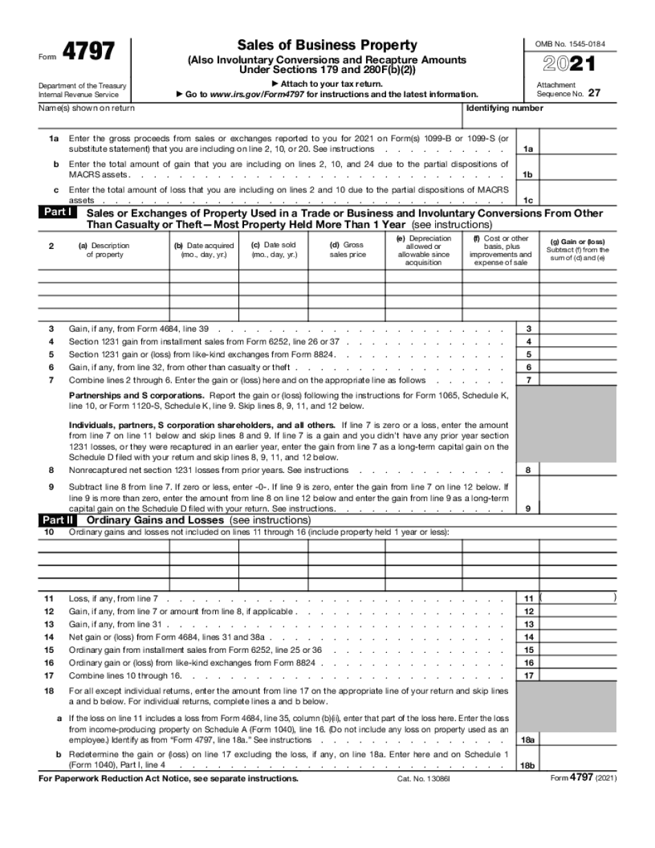 Form 4797 example
