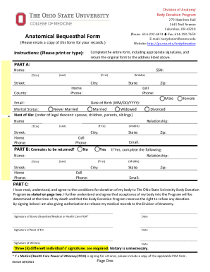 At Time of DeathOhio State College of Medicine