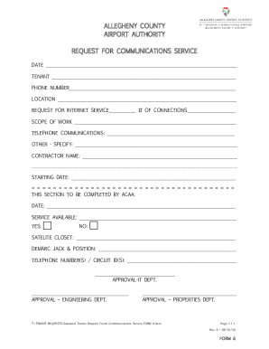 ALLEGHENY COUNTY AIRPORT AUTHORITY REQUEST FOR ...