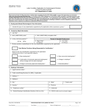 Form ETA-9035. Form ETA-9035