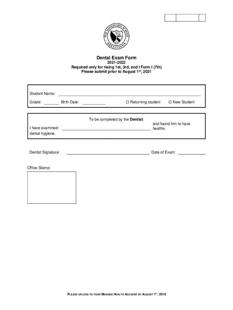 Fillable Online SCHOOL PHYSICAL EXAMINATION FORM Fax Email Print ...