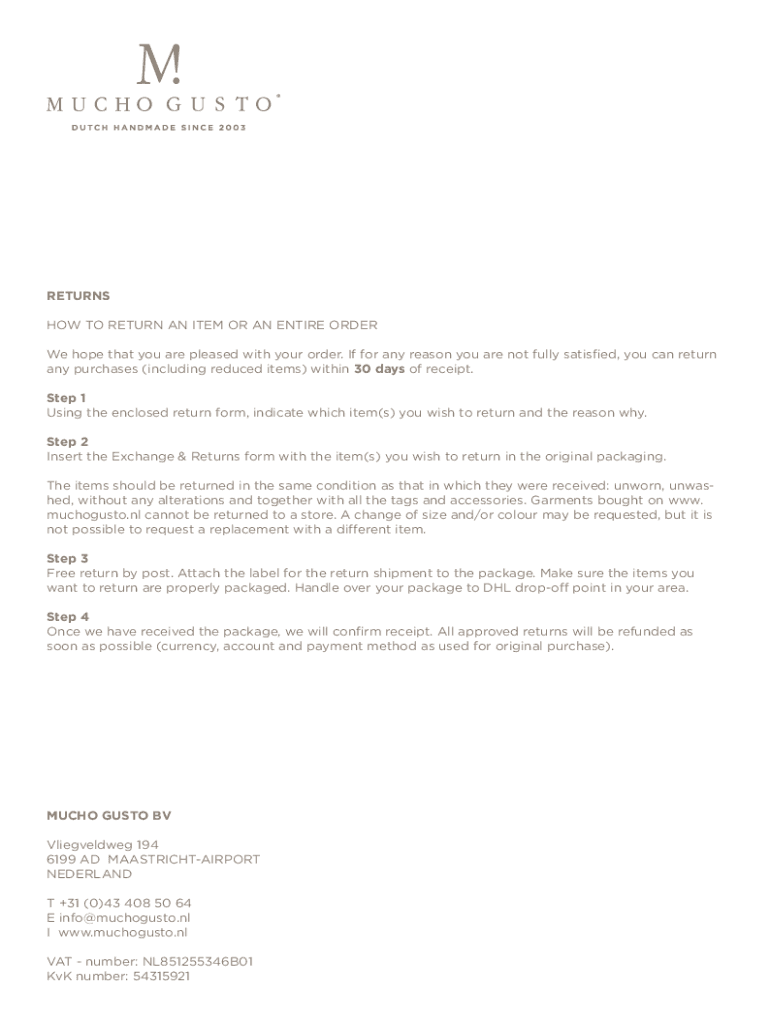 Fillable Online Levi's Return Policy OverviewLevis Customer Service Fax