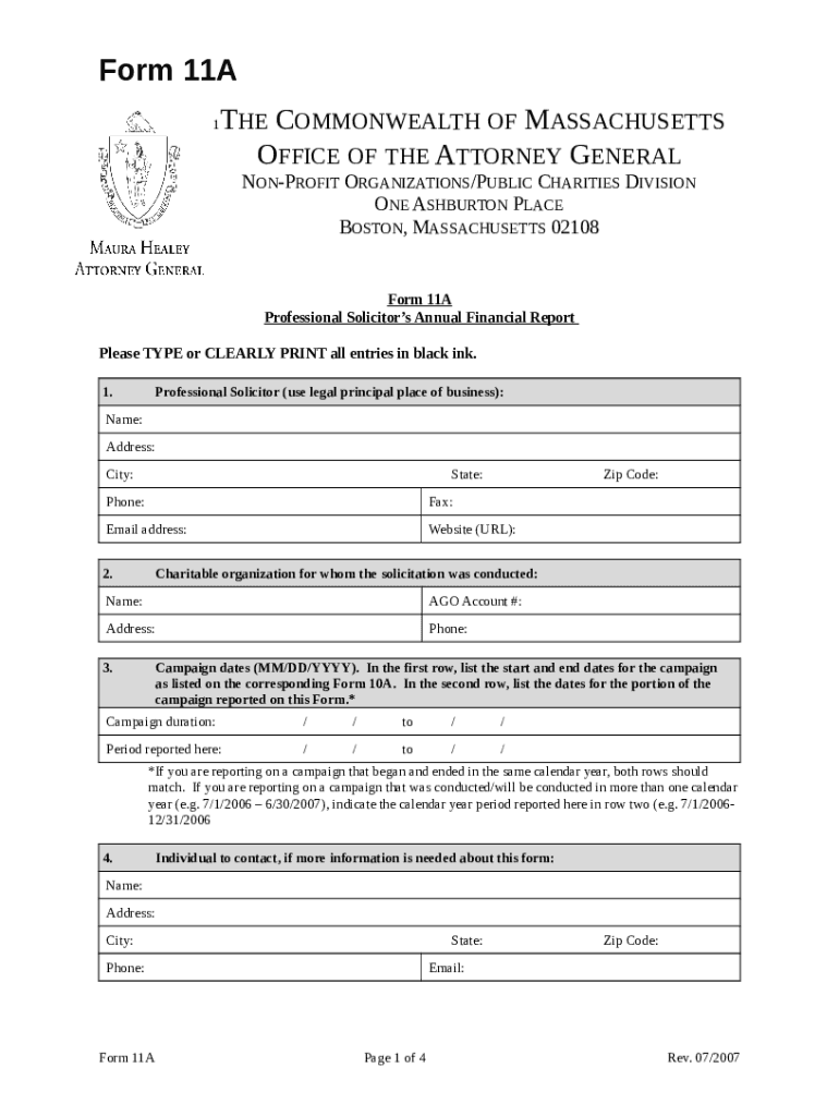 11A Professional Solicitors Annual Report Doc Template pdfFiller