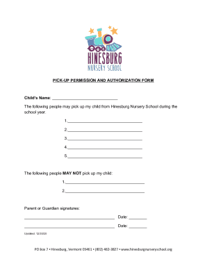 Fillable Online Sample of Child Care Authorization Letter Template Fax ...