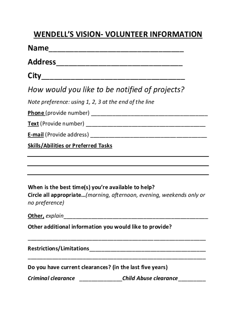 Form preview