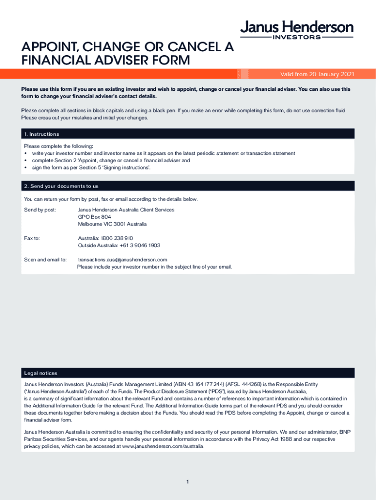 Fillable Online Financial Adviser's Licence Guide for Singapore