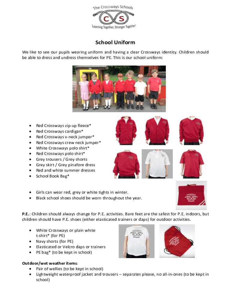 Fillable Online School uniforms, dress codes, and free expression