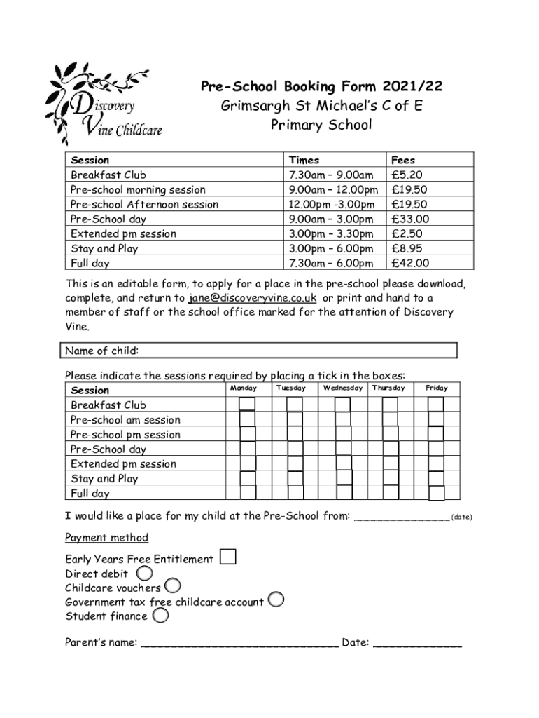 Form preview