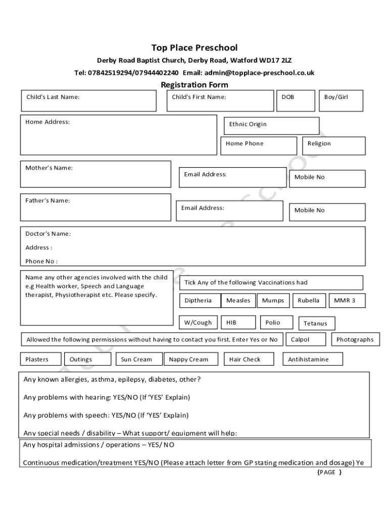 Form preview