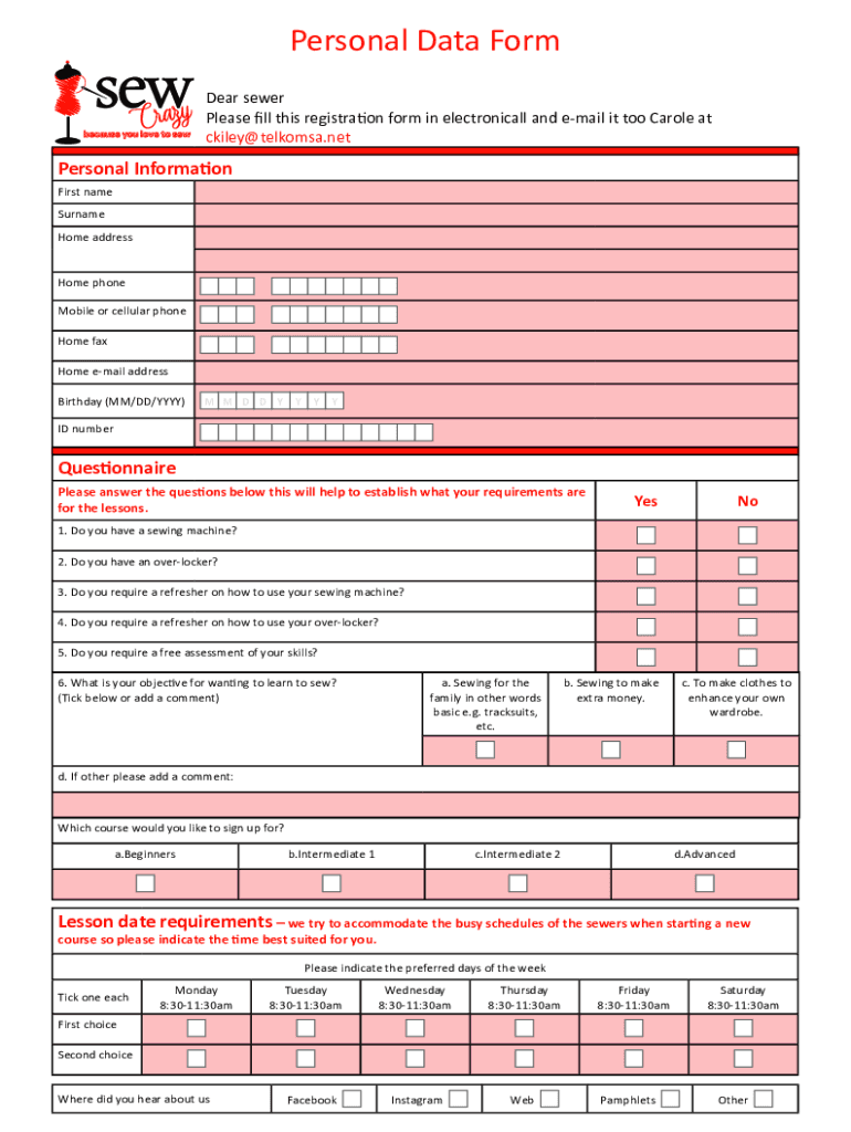 Form preview