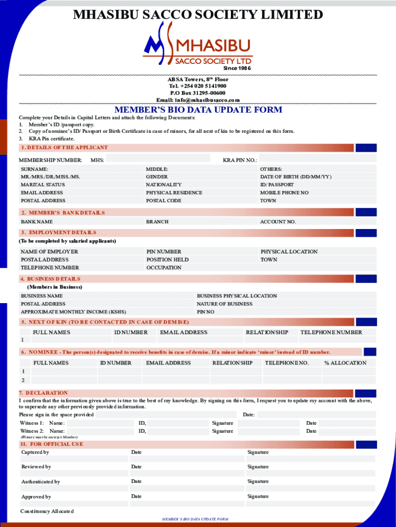 mhasibu form Preview on Page 1