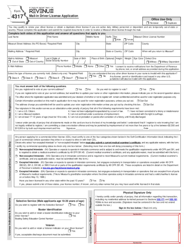 missouri drivers license replacement online Preview on Page 1.