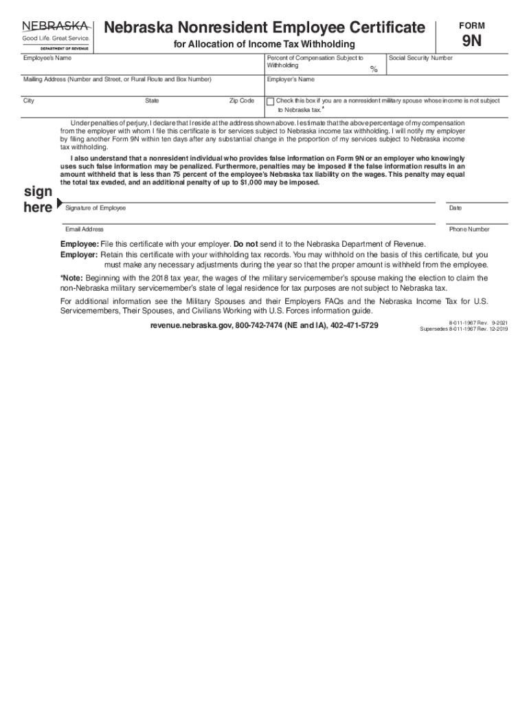 9n form Preview on Page 1