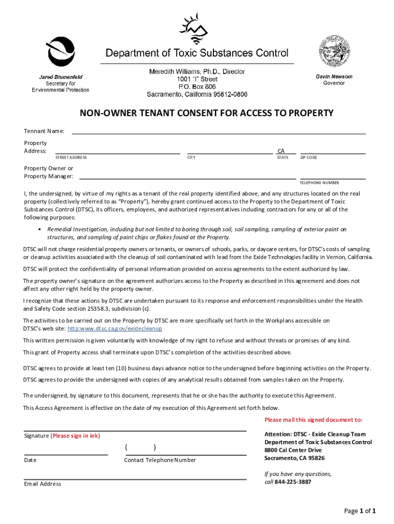 Fillable Online dtsc ca Residential Lease AgreementFree Rental Lease