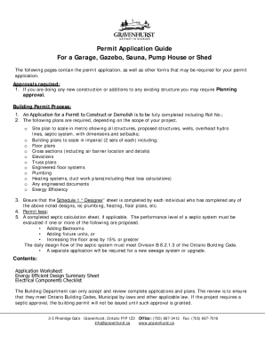 www.gravenhurst.caenservices-and-infoPermit Application Guide For a Garage, Gazebo, Sauna, Pump ...