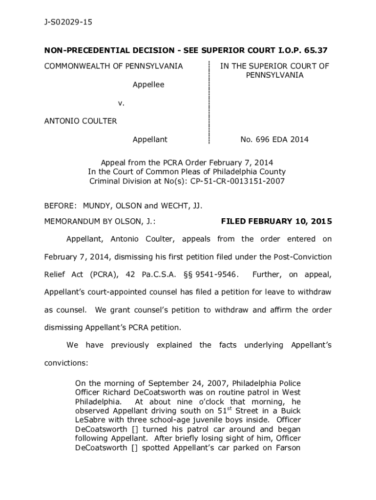 Fillable Online www.pacourts.us assets opinionsHome Unified Judicial
